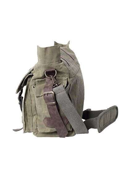 Old Cotton Large Size Canvas Shoulder Bag Travel Laptop School - Baltimore 7156