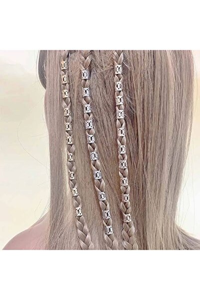 MutluBiDünya Vintage 10 Adet Metal Saç Küpesi