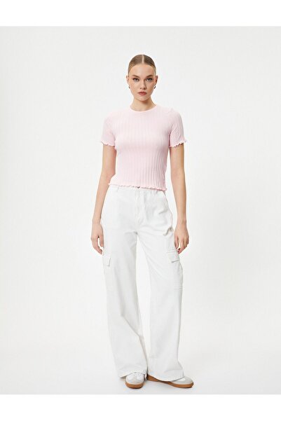 Koton Γυναικείο T-Shirt με λαιμόκοψη