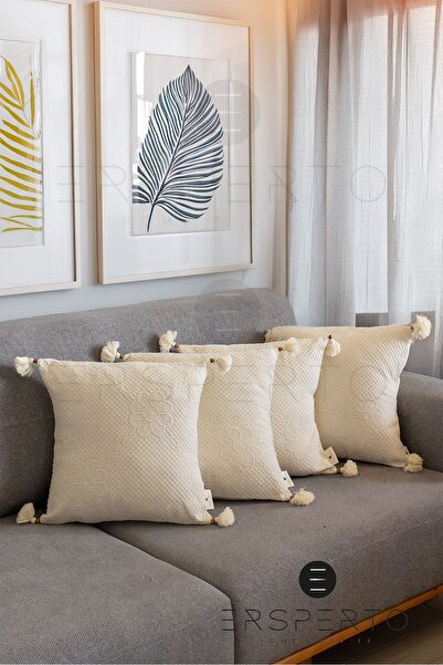 Ersperto 43X43Cm Decorative Cloth Throw Pillow Pillow Case - 2 Pieces