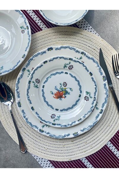 RUBİ PORSELEN Karina 48 Parça 12 Kişilik Porselen Yemek Takımı