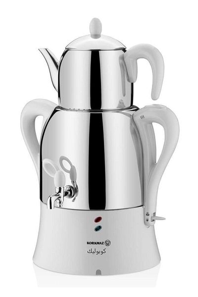 KORKMAZ A341-13 Vanilla Teapot - Cream