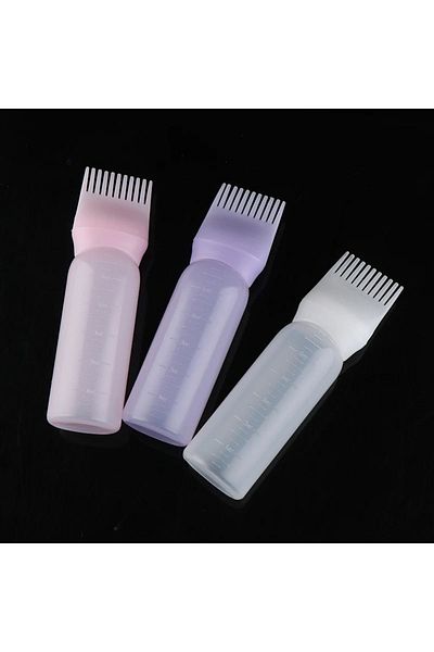 Modellino Comb Hair Coloring and Care Oil Application Bottle with Color Options - 1 Bottle