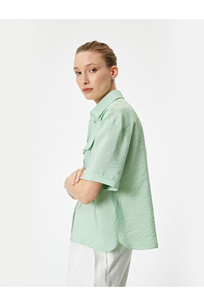 Koton Women's Short Sleeve Shirt