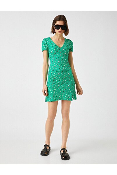 Koton Γυναικείο φόρεμα με παράθυρο στην πλάτη