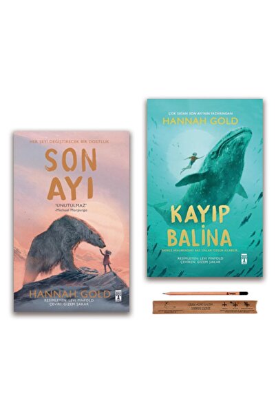 Genç Timaş Son Ayı - Kayıp Balina Set 2 Kitap - Hannah Gold