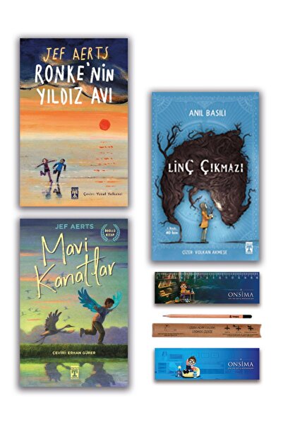 Genç Timaş Linç Çıkmazı - Mavi Kanatlar - Ronke nin Yıldız Avı Set 3 Kitap