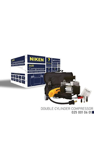 Niken Hava Kompresörü Çift Piston Profesyonel Jumbo (Çantalı)