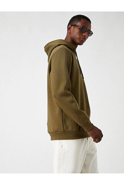 Koton Men's Basic Hooded Sweat