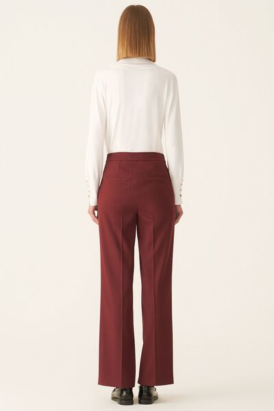 Perspective Γυναικείο παντελόνι Delvin Burgundy Color