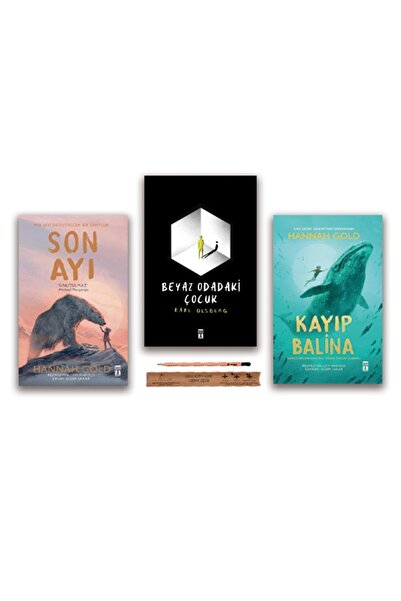 Genç Timaş Son Ayı - Kayıp Balina - Beyaz Odadaki Çocuk Set 3 Kitap