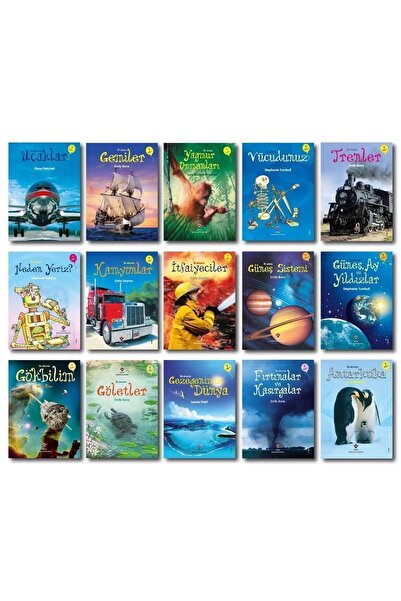 Tübitak Yayınları Popüler Bilim Ilk Okuma Kitapları 15 Kitap Set (7+ Yaş) Set 2