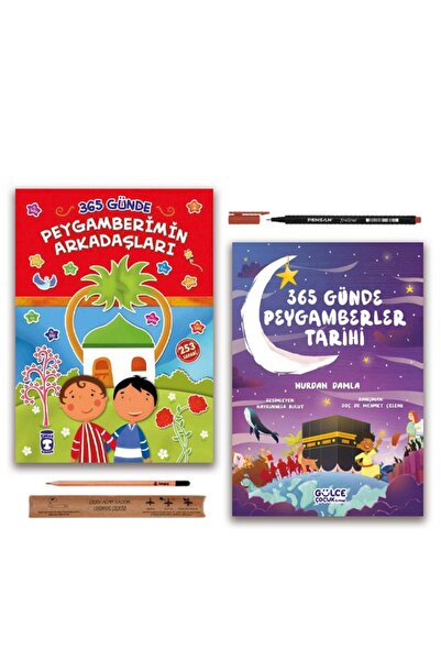 Timaş Çocuk 365 Günde Peygamberimin Arkadaşları - Peygamberler Tarihi Set 2 K...