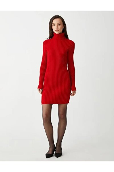 Koton Women's Turtleneck Dress
