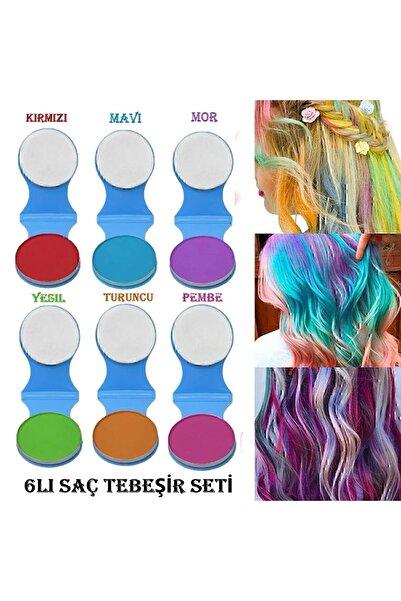 ROWENAROSE 6lı Saç Tebeşiri Saç Boyası Seti