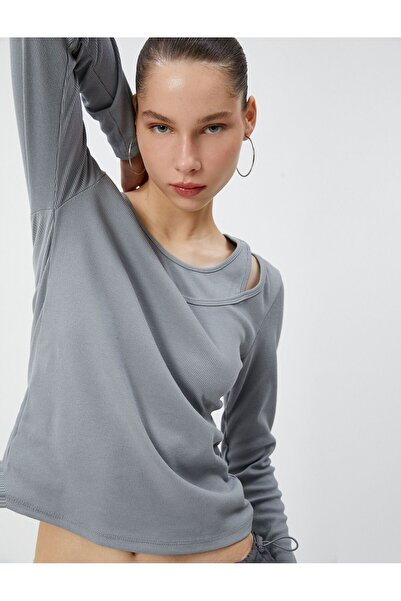 Koton Γυναικείο μακρυμάνικο μπλουζάκι