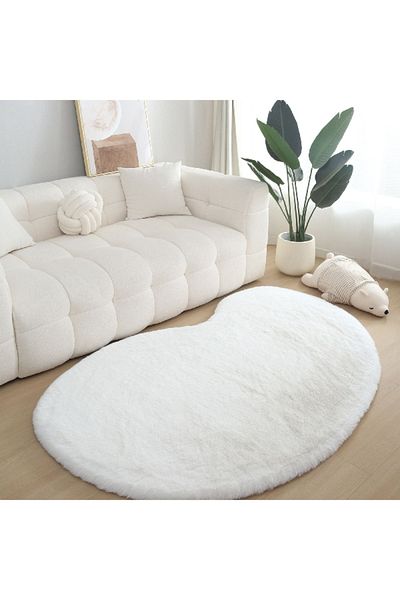 Home Box لوكسي بليس بريميوم Sahte Tavşan Kürk Halı - 120x180 سم