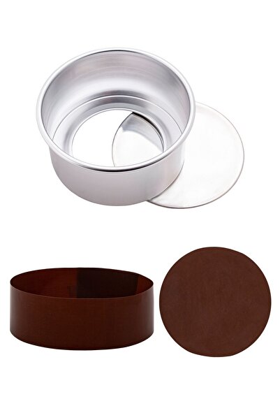 YYK YIKANABİLİR YAĞLI KAĞIT HEP PİŞİR San Sebastian Cheesecake Kalıp Seti 26 Cm