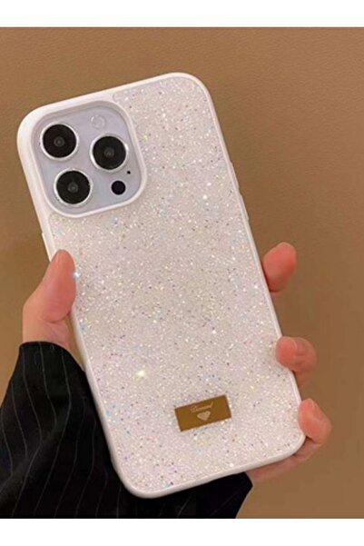 bekcase İphone 12 Pro Max Uyumlu Taşlı Lüks Markalı Silikon Kılıf