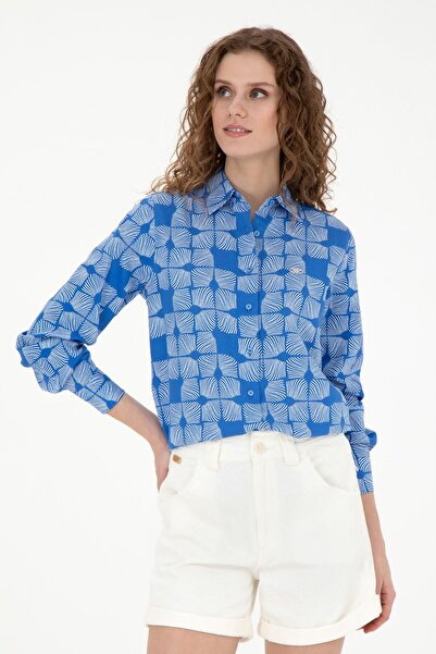 U.S. Polo Assn. Women's Saks Long Sleeve Shirt 50264437 -Vr045