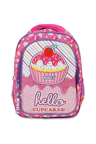 Mikro Pink Muggle Cup Cake School Bag - Mu-7051