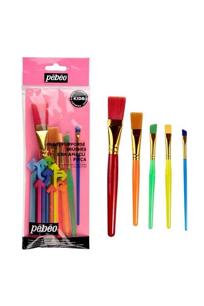 Pebeo Kids Brush Set Set of 5