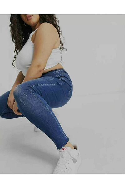 DRC trend Blue Claws Plus Size Skinny Jeans (slim)