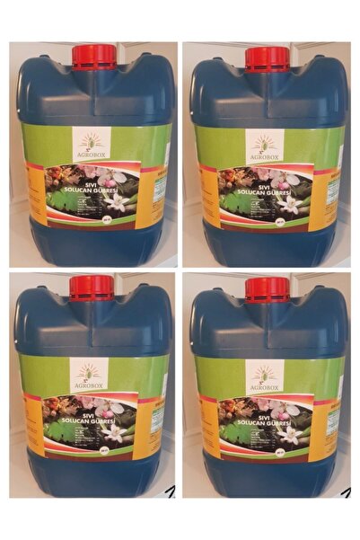 AGROBOX Organik Sıvı Solucan Gübresi 20 L X 4 Adet