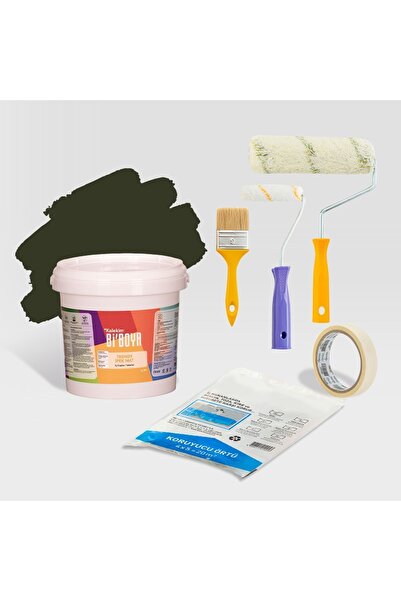 Bi Boya Tek Duvar Boyama Seti Çimen