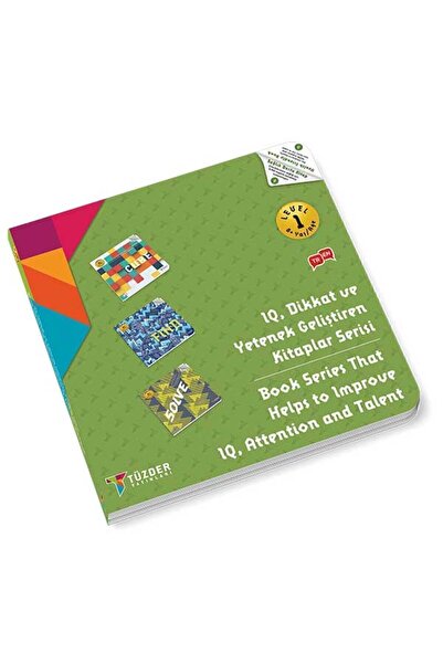 TÜZDER Yayınları Level-1 (8 YAŞ) | IQ Dikkat ve Yetenek Geliştiren Kitaplar S...