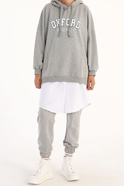 ALLDAY White Underwear Cotton Shirt Skirt