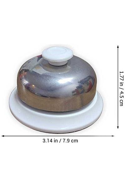 Zetzeka ZET Intelligence Game-Receiption-Restaurant Bell Quality Material and Sound 7.9x4.5 cm