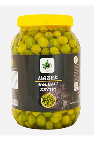 HAZEK KADIN KOOPERATİFİ Halhalı Zeytin 1000 gr Pet Kavanoz