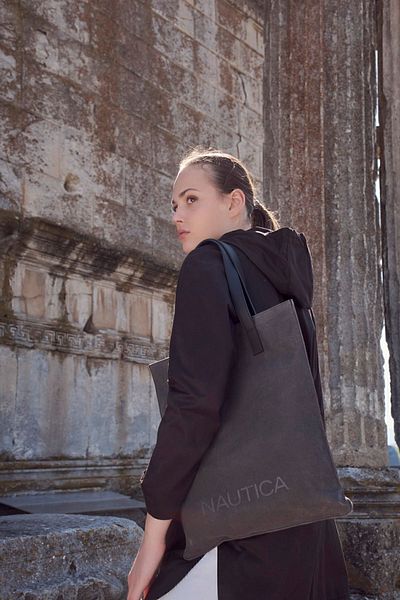 Nautica tote bag black new arrivals