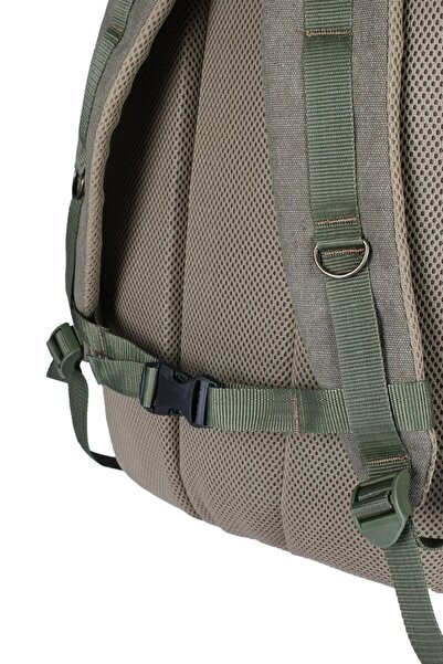 ESCAPE 501 Unisex Khaki Mountaineer Waterproof Canvas Fabric Outdoor Backpack