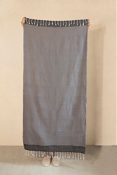İrya Dila 100% Cotton Peshtemal Μαύρο 90x170