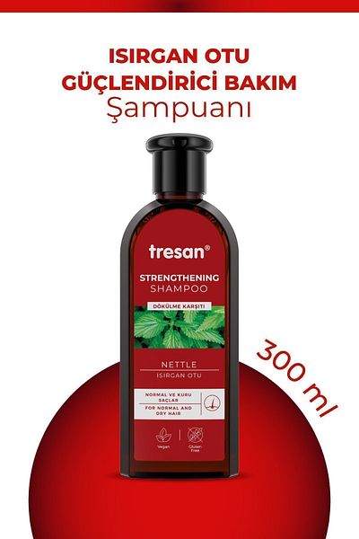 Tresan Nettle Care Shampoo for Normal and Dry Hair 300 ml