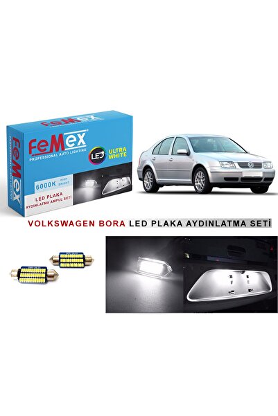 FEMEX Volkswagen Bora Led Plaka Aydınlatma Ampul Seti Parlak Beyaz