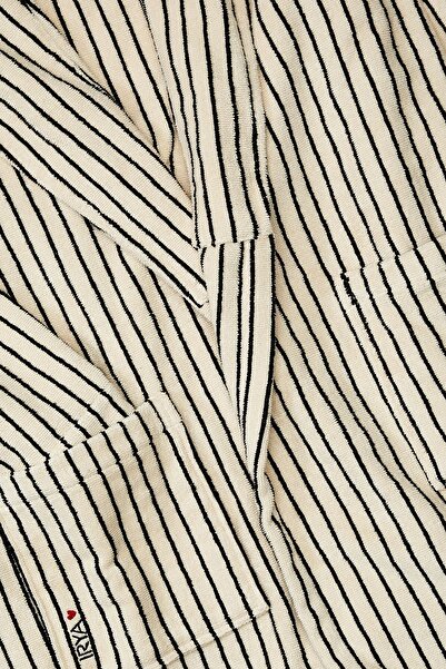 İrya 100% Cotton Women's Bathrobe - Yarn Dyed