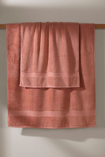 İrya Luxe Premium 100% Cotton 2-Piece Towel Set - Tile 50x90/70x140