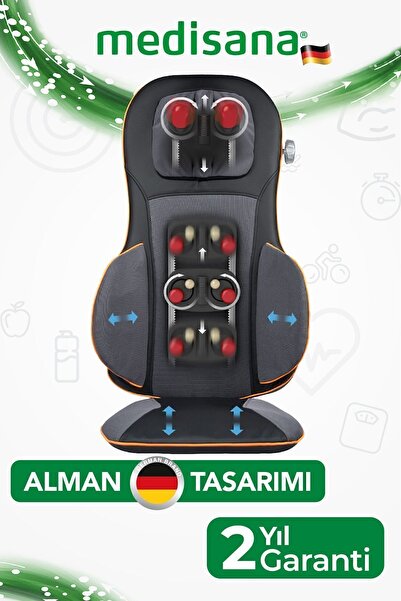 medisana Alman Tasarım Boy Ayarlamalı Isıtmalı Titreşimli Shiatsu Masaj Minderi Med88939