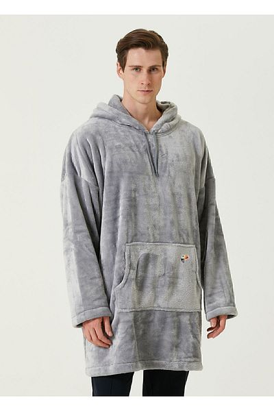 İrya Es Parla Lexi Poncho Σκούρο Γκρι Oversize
