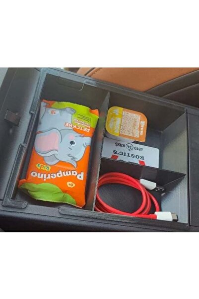 MUAMMO Chery Omoda 5 Kolçak Içi Düzenleyici Ve Usb Delikli - Siyah