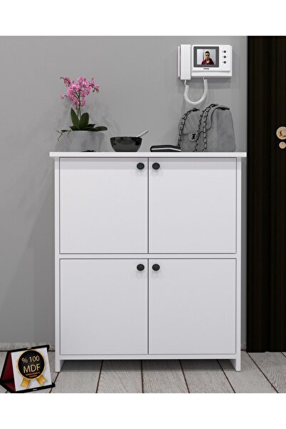 KONAK EV EŞYALARI Torre Ayakkabılık,%100 MDF,Kolay Kurulum,ÇokAmaçlı Dolap