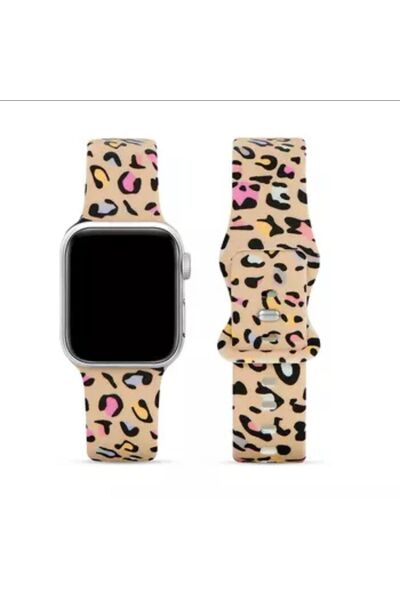 Forsis Aksesuar Apple Watch Silikon Desenli 38-40-41 Mm