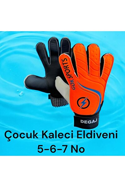 Gök Sports DEGAJ Çocuk Kidz Kapıcı Kaleci Eldiveni Goalkeeper Bilek Bandajlı ...