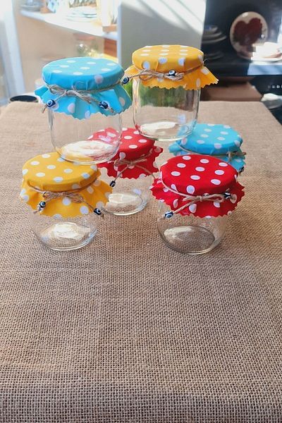 GULHANILE Jar Lid Cover Bonnet 6 Pieces