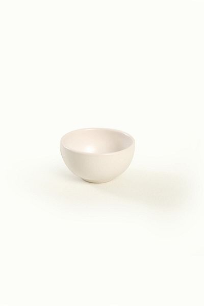 Keramika Matte White Cloud Snack Bowl / Sauce Bowl 8 Cm 6 Pieces