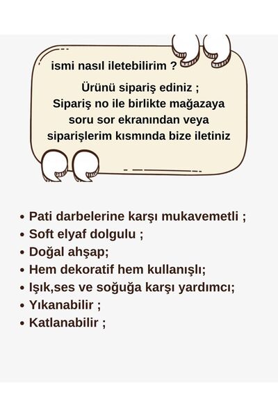 Mavi Vitrin İsme Özel Yıkanabilir Soft Kedi Ve Köpek Çadırı 60x60