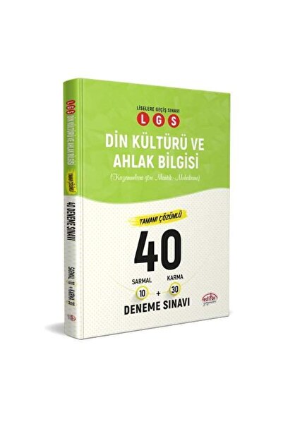 Editör Yayınevi Lgs Din Kültürü 40 Branş Denemesi Nasıl Çözülür